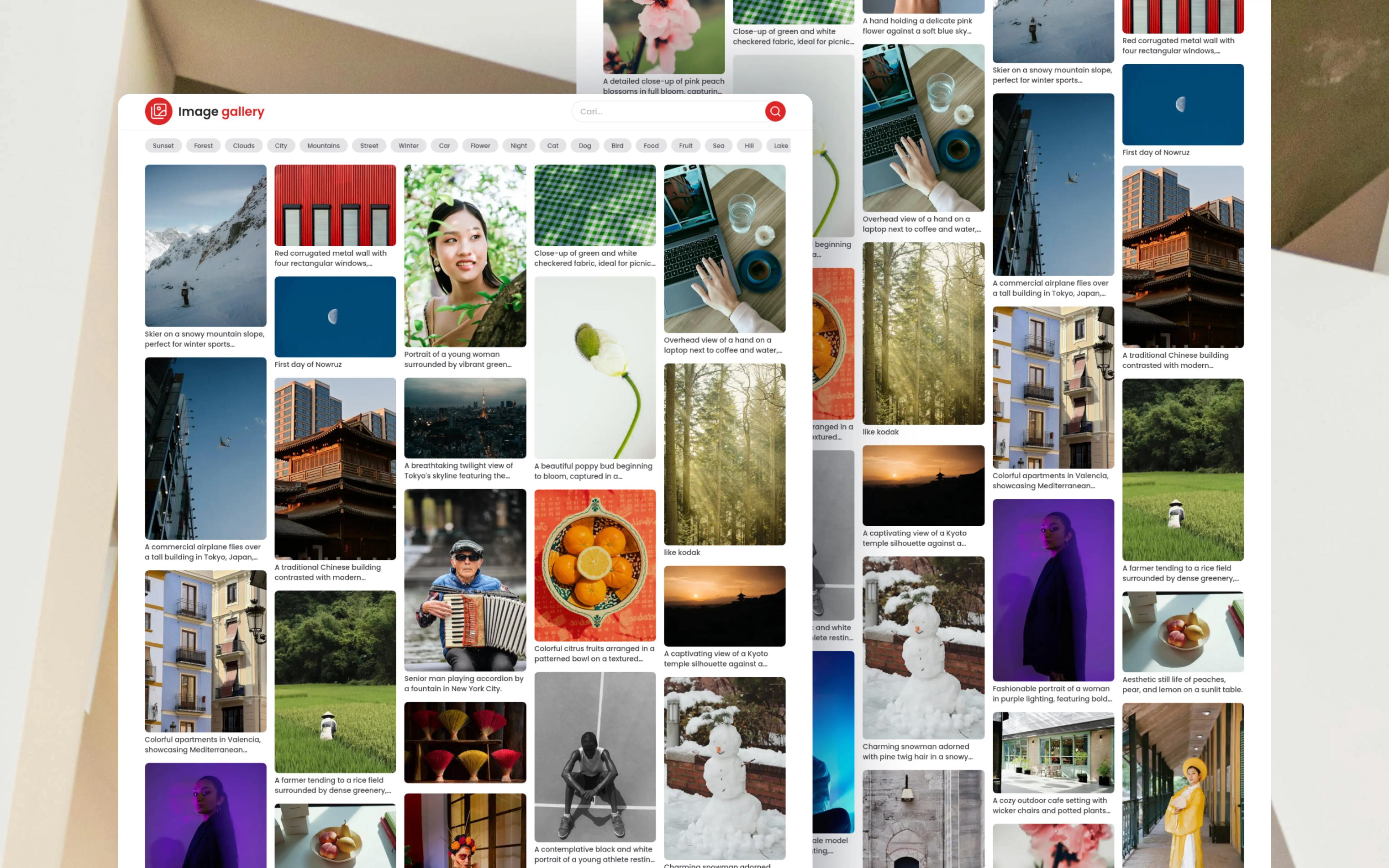 Image Gallery Beranda