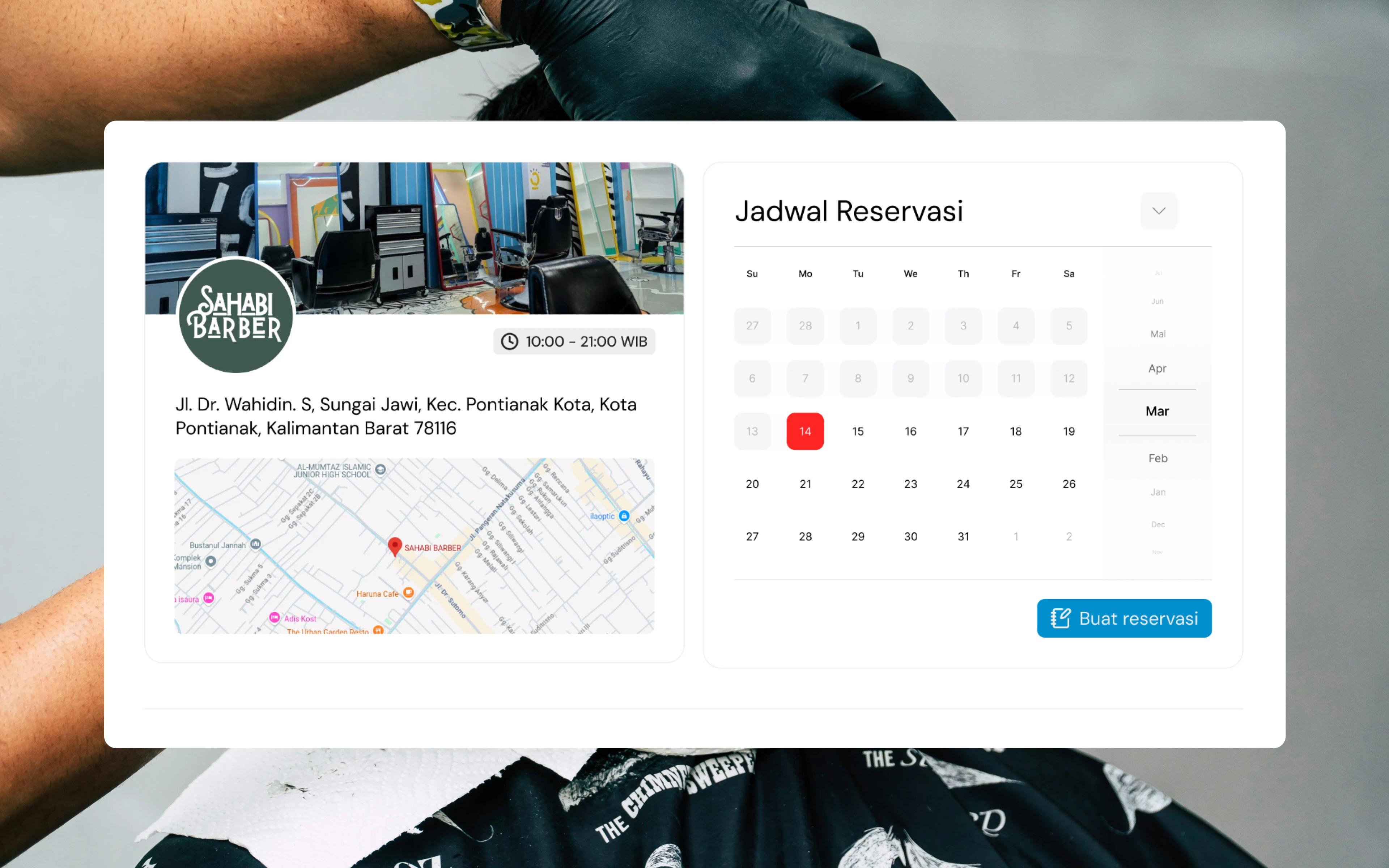 Klipers.id Detail Kapster Jadwal